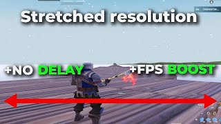 How to get STRETCHED RESOLUTION in Fortnite [upl. by Yrrag]