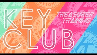 Key Club Treasurer Training [upl. by Jegger]