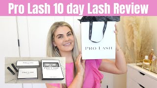 Honest Review of Pro Lash 10 Day Lashes [upl. by Ynomrah]