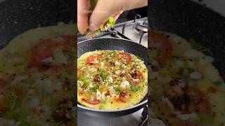 SURAT KA FAMOUS￼ 🥚 EGG 🍳 TOMATO CHEESE 🧀 OMELET  BY SHAB KITCHENS youtubeshorts [upl. by Nonnaehr]