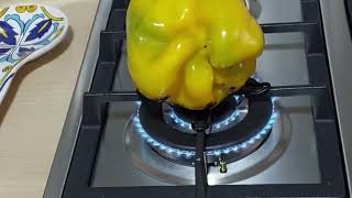 Flavor Explosion Alert Roast Peppers to Perfection with a Gas Stove Adventure [upl. by Koren]