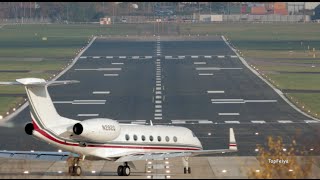 Gulfstream G550 powerful short takeoff Best looking Business Jet [upl. by Fachan511]