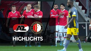 Highlights AZ  Feyenoord  Eredivsie [upl. by Aibsel]