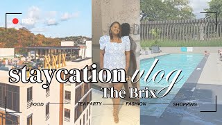 Staycation Vlog  The Brix Hotel  Trinidad amp Tobago  Tea Party at Hyatt Regency [upl. by Gellman]