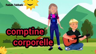 comptine corporelle  japprends le français  3ème année primaire [upl. by Lativa]