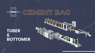 Cement Bag Making tuber and bottomer machine [upl. by Avitzur]