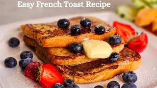 Very Easy French Toast RecipeAll You Need For A Easy French Toast [upl. by Luise]