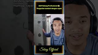 Skill tukang professional mengaci tembok [upl. by Eckardt252]