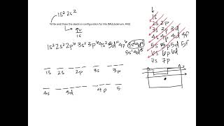 Electron Configuration of Molybdenum example [upl. by Fortunio]