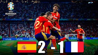 ESPAÑÄ a la FINAL de la EUROCOPA 2024 ¡Elimina a Francia 21 [upl. by Rakso695]