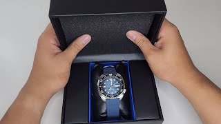 Seiko King Turtle SRPF77 Dark Manta  Unboxing and First impressions [upl. by Combes]