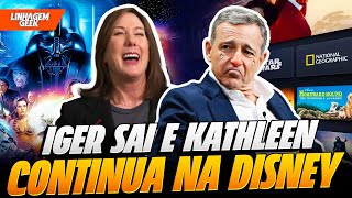 BOB IGER VAI DEIXAR A DISNEY E KATHLEEN KENNEDY FICA [upl. by Niledam]