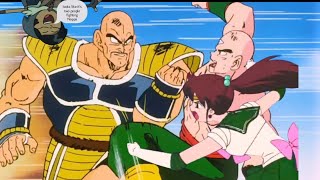 DBZ Episode 25 Clip 2 Nappa Vs Tien My Favorite part😃 [upl. by Almena84]