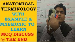 Anatomical Terminology in Hindi  Directional Terms with Example  Tricks to learn  NEET Biology [upl. by Tronna]