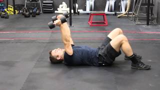 Dumbbell Supine Triceps Extension [upl. by Aram]