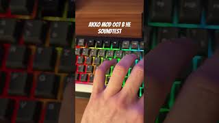 AKKO MOD 007 B HE Soundtest soundtest asmr keyboard [upl. by Aimej186]