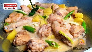 GINATAANG MANOK WITH PATATAS  Taste From J [upl. by Emrich]