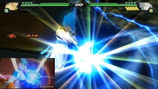 Gogeta SSJ Blue  Big Bang Kamehameha x100  SDBH  Dragon Ball Z Budokai Tenkaichi 3 Mod [upl. by Enalahs635]