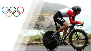 Cancellara of Switzerland wins gold in Mens Cycling Road Time Trial [upl. by Dowell]