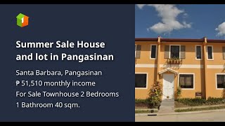 Summer Sale House and lot in Pangasinan [upl. by Ybrad]