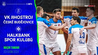 Maçın Tamamı  Ceske Budojovice  Halkbank quotCEV Erkekler Şampiyonlar Ligiquot [upl. by Weibel]