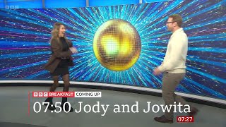 Jody Cundy And Jowita Przystal Strictly Come Dancing Dancer On BBC Breakfast 28092023 [upl. by Sari102]