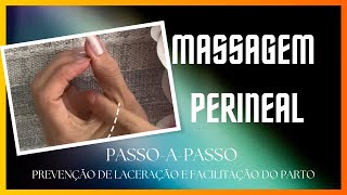 Como fazer massagem perineal  prevenção de lacerações graves e facilitação do parto [upl. by Claybourne]