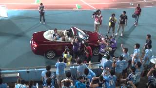 2013年7月31日 川崎 VS 湘南 ハーフタイム西城秀樹YMCAショー [upl. by Nnylkcaj]