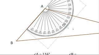 Measuring Angles With a Protractor [upl. by Sherman667]