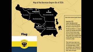 The Baronian Empire map divided by Regions [upl. by Annasor]