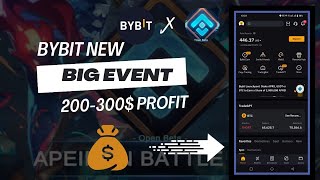 Bybit new big event 300400 profit  New exchanger loot  bybit loot  earnmoney earnfreeusd [upl. by Lebam]