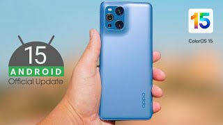 Oppo Find X3 Pro Android 15 ColorOS 15 Update [upl. by Ynnaej]