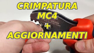 7 Collegamenti vari più tutorial crimpatura spinotti mc4 fotovoltaico fai da te [upl. by Nylyoj768]