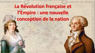 Premières 👑La Révolution et lEmpire une nouvelle conception de la Nation  cours complet [upl. by Aikenat]