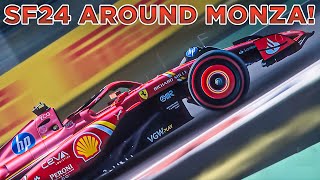 Charles Leclerc Ferrari Testing  NEW 2024 Ferrari MOD  Assetto Corsa [upl. by Artenra]