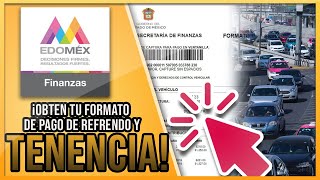 Como sacar el formato de pago de tenencia y refrendo 2023 ESTADO DE MEXICO  Pagar tenencia en linea [upl. by Nwahsat]