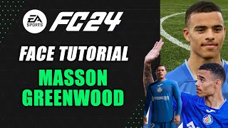 FACE DE MASON GREENWOOD PARA FC24  FACE TUTORIAL PARA PS4PS5 Y PC [upl. by Vano]