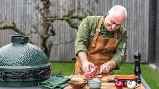 Big Green Egg Live Stream nr 3  Speciale kipburger a la chef Michel [upl. by Severn]