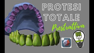 MESHMIXER DENTAL PROTESI TOTALE PREESTRATTIVA [upl. by Tanney]