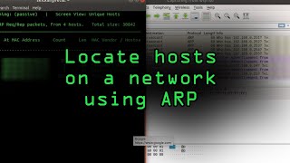 Discover amp Scan for Devices on a Network with ARP Tutorial [upl. by Arhna99]