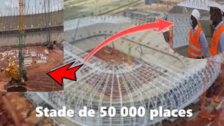 Stade olympique de Diamniadio visite de chantier partie 2 [upl. by Reynold]