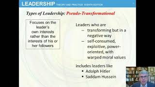 Transformational Leadership Chap 8 Leadership by Northouse 8th edition [upl. by Isaacson916]