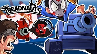 TREADNAUTS  BLUE TANK IS BEST TANK Fun New Game [upl. by Lenneuq]