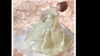 Cake Topper  Sposa in Porcellana Fredda [upl. by Mellar112]