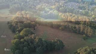 Sunrise Over Crowthorne Berkshire using DJI Sparks Drone [upl. by Sewel]