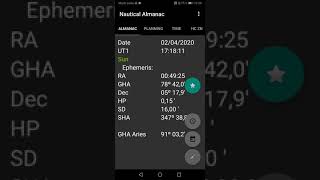 Nautical Almanac  android App [upl. by Chris]