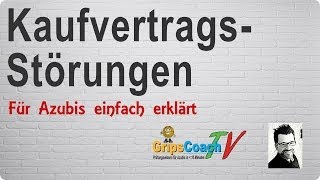 KAUFVERTRAGSSTÖRUNGEN ✅ einfach erklärt ⭐ GripsCoachTV [upl. by Onaicnop]