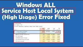 How to Fix Service Host Local System using your Resources [upl. by Polly]