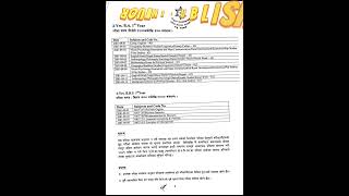 Routine Published bachelor 1st year bbs1styear tuexam tutorial TUNepal [upl. by Yerhcaz]