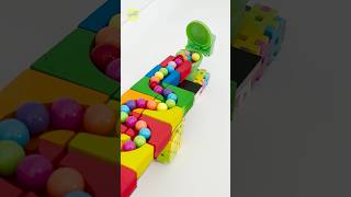 Marble Run ASMR lovers ♡ HABA wave slope with marbles run into toilet marblerunrace marbleshaba [upl. by Anitnamaid]